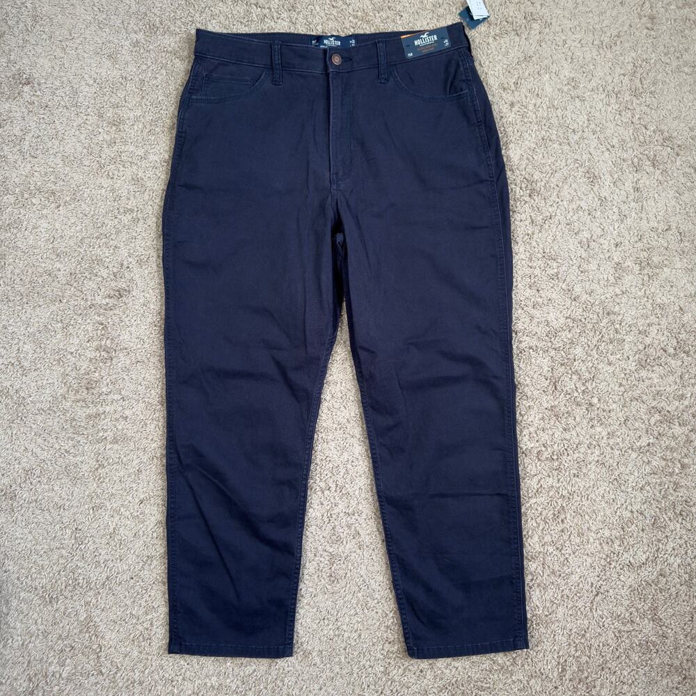 New Hollister Ultra High Rise Mom Pant 15R Blue Size W32 L27 Women Pants